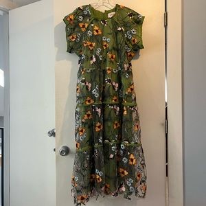 Jessakae Embroidered Floral Maxi Dress